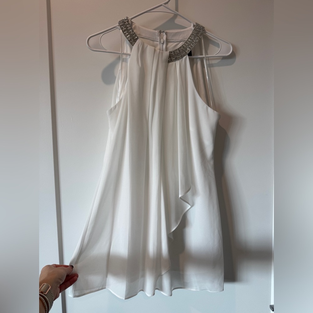 Flowy White Tunic Top